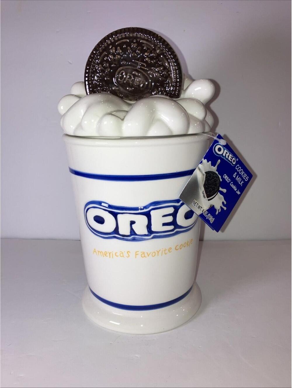 VINTAGE Nabisco Oreo Snowman Cookie Jar Houston Harvest NEW W/TAGS